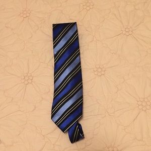 Striped silk tie